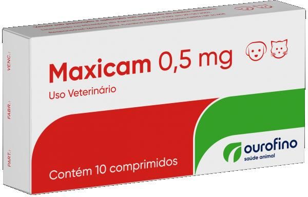 Anti-inflamatório Ourofino Maxicam 0,5 mg - 10 Comprimidos