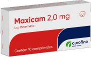 Anti-inflamatório Ourofino Maxicam 2,0 mg - 10 Comprimidos
