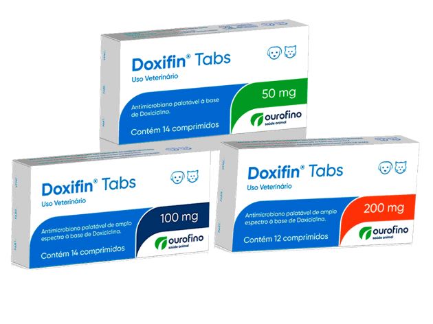 Antimicrobiano Doxifin Tabs - Ourofino