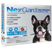 Antipulgas e Carrapatos Merial NexGard 28,3 mg para Cães de 4,1 a 10 Kg