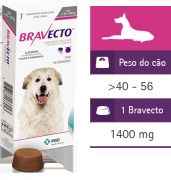 Antipulgas e Carrapatos MSD Bravecto para Cães de 40 a 56 Kg 