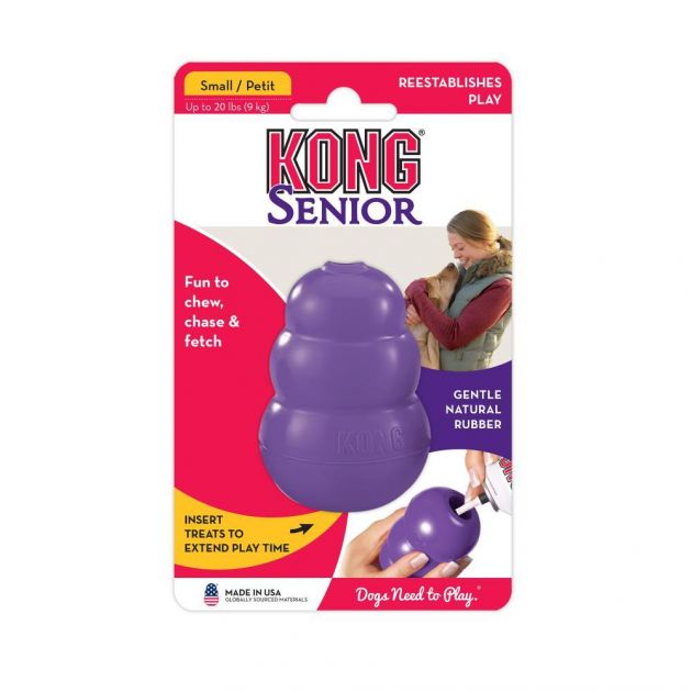 Brinquedo Interativo Kong Sênior - Roxo