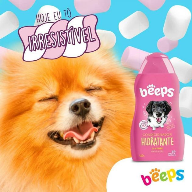 Condicionador Hidratante Beeps Pet Society   - 480 ml