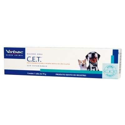 Pasta Dental Virbac Enzimática C.E.T para Cães e Gatos de 70 g