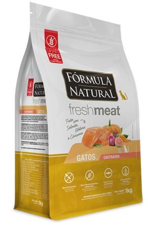 Ração Fórmula Natural Fresh Meat Gatos Castrados - Salmão