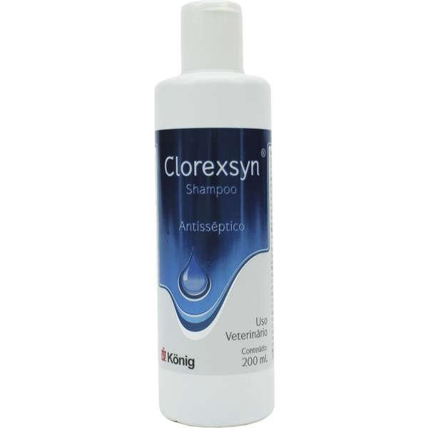 Shampoo Antisséptico Clorexsyn König - 200 ml
